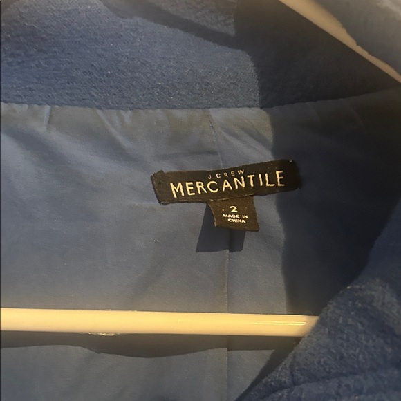 J. Crew Women's Classic Blue Pea Coat - Picture 3 of 3